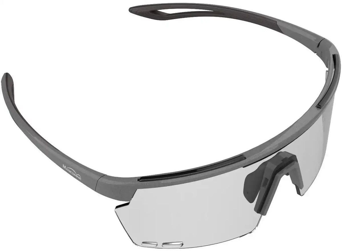 Magicshine Rouleur glasses in black with clear lenses, lightweight cycling accessories for eye protection and style.