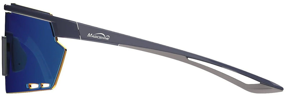 Magicshine Rouleur glasses, lightweight cycling accessory with clear lenses and black frame, designed for comfortable outdoor riding.
