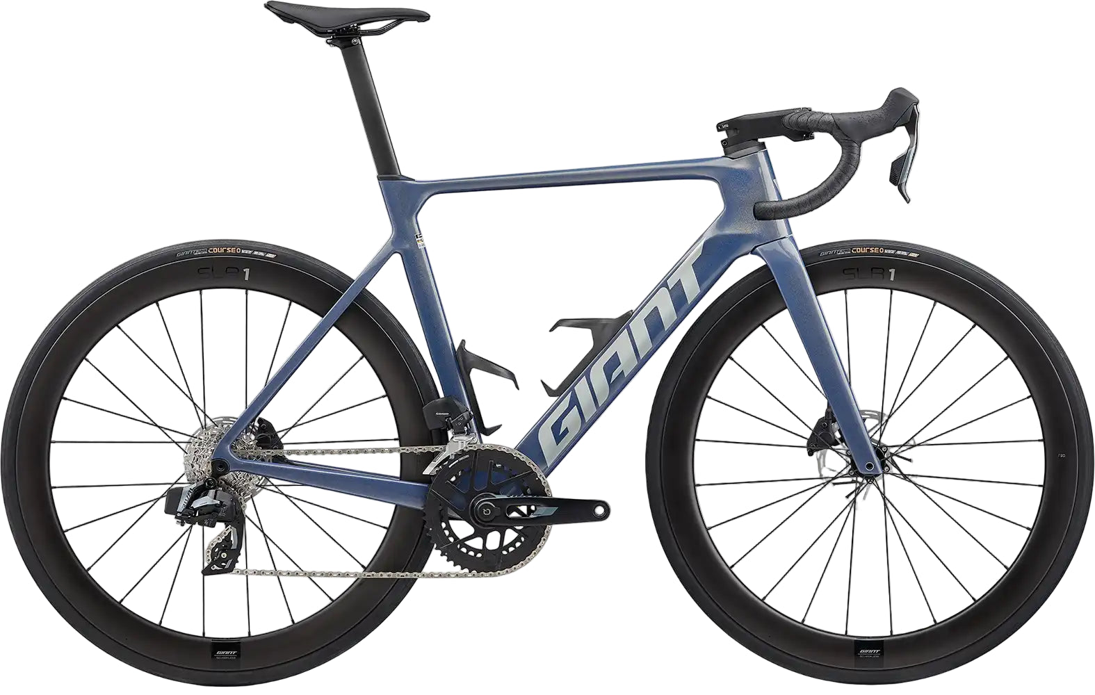 2026 Giant Propel Advanced Pro 1 road bike with midnight moon color, lightweight frame, aerodynamic design, and high-performance features.