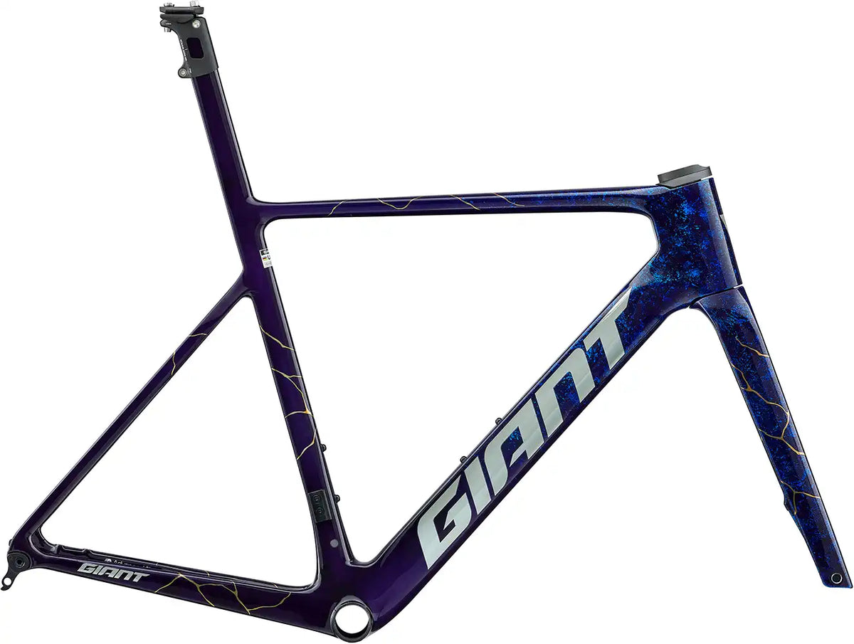 Giant 2026 Propel Advanced SL road bike frameset in Kintsugi Blue, featuring lightweight carbon construction and aerodynamic design.