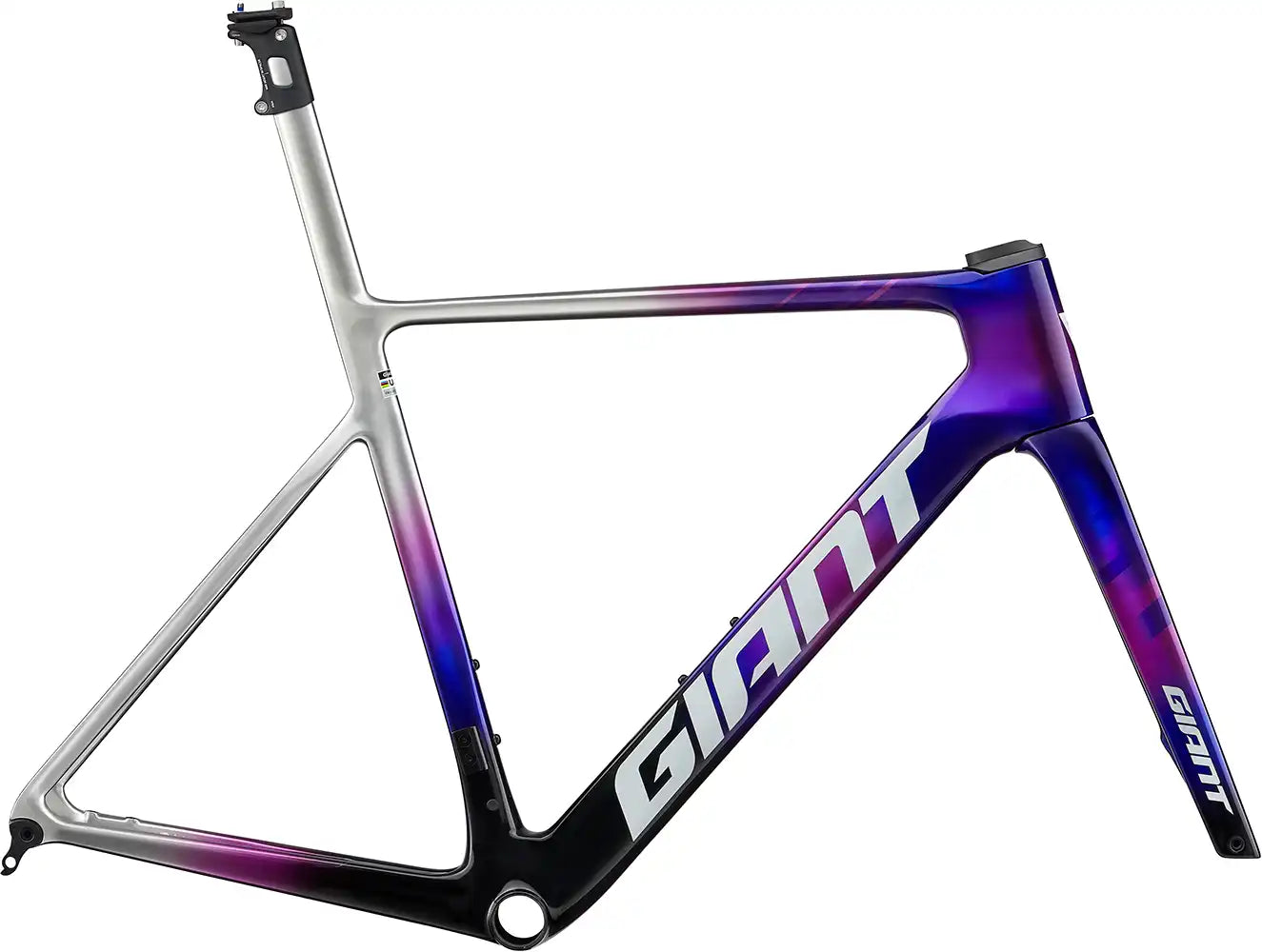 Purple Storm Giant Propel Advanced SL road bike frameset for 2026, lightweight and aerodynamic design for high performance cycling.