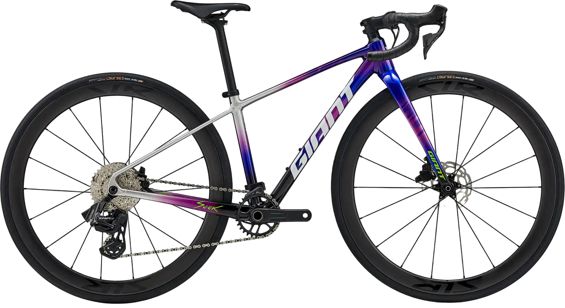 Giant Seek 1 kids' bike in purple storm color, featuring a sturdy frame and kid-friendly design for young riders.