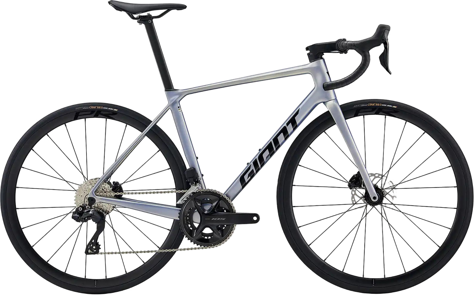 Giant 2026 TCR Advanced 1 road bike in dreamy blue color, featuring lightweight frame and aerodynamic design for high performance.
