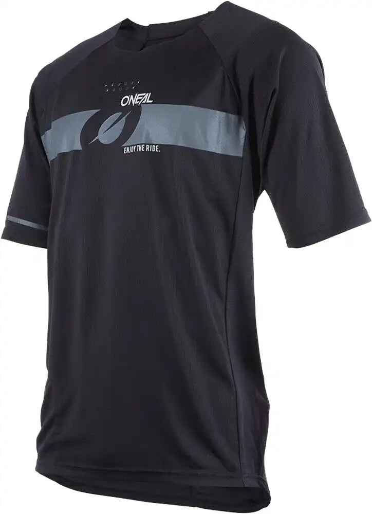 Men's Oneal Pin It SS MTB Jersey in vibrant colors, lightweight breathable cycling clothing with short sleeves for mountain biking.