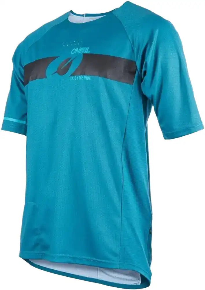 Men's Oneal Pin It SS MTB jersey in lightweight, breathable fabric with bold graphic design and short sleeves.