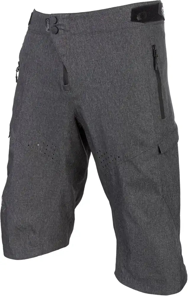 Men's Oneal Tobanga MTB shorts in durable fabric with adjustable waist and multiple pockets for cycling and outdoor activities.