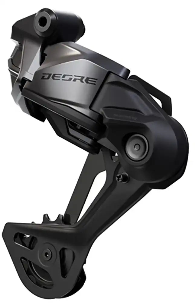 Shimano Deore Di2 M6260 eMTB 11-speed rear derailleur for mountain bikes, showing the Shimano branded component with sleek design.