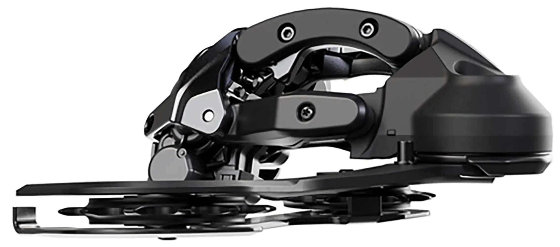 Shimano XT Di2 M8260 11-speed eMTB rear derailleur for precise shifting on mountain bikes.