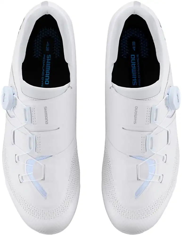 Shimano RC503 men's road cycling shoes with black design, featuring sleek synthetic uppers and secure closure system.