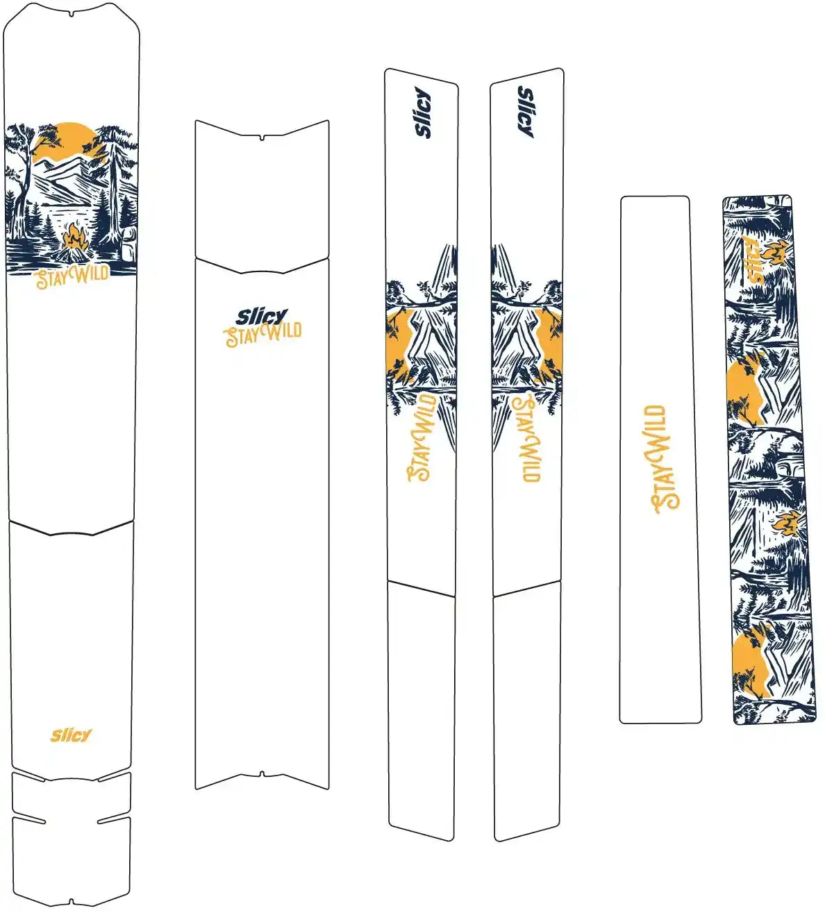 Slicy Sublimistick Matt Bike Protection - ABC Bikes