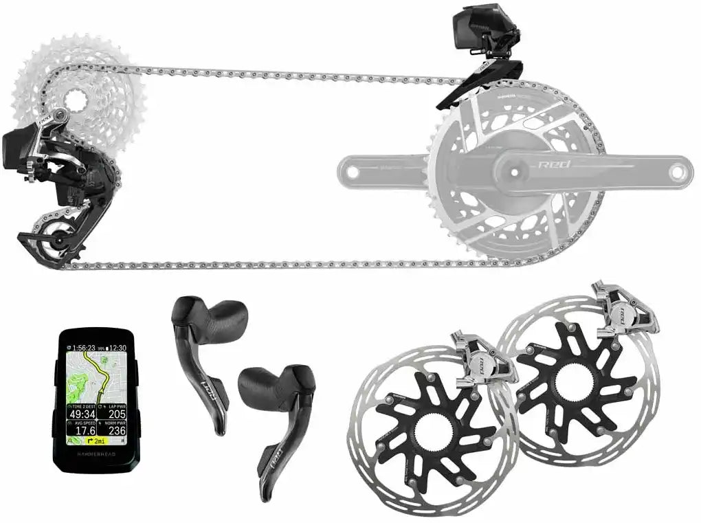 SRAM Red E1 AXS eTap 12sp HRD Groupset - ABC Bikes