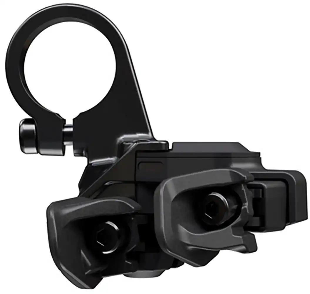 Shimano XT Di2 M8250 12-speed shifter part with sleek design and electronic controls for mountain bike gearing.