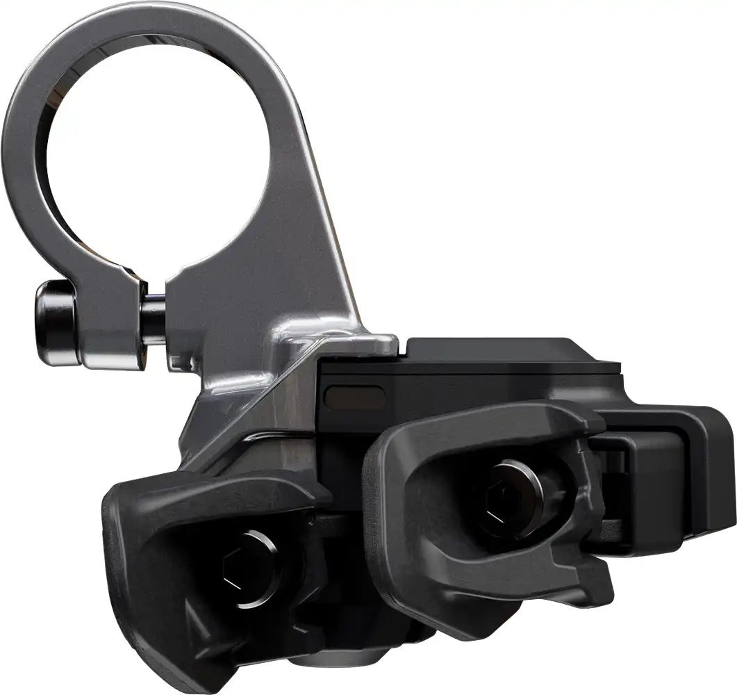 Shimano XTR Di2 M9250 12-speed shifter part showing the sleek ergonomic design and control buttons for mountain bike gearing