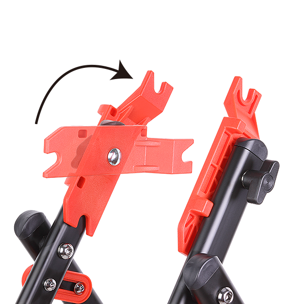 Super B TB-PF25 Home Mechanic Wheel Truing Stand in use