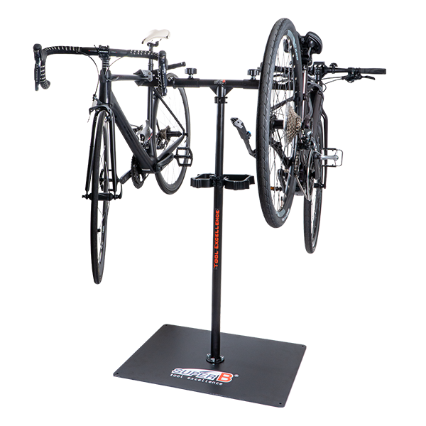 Super B TB-WS41 Double Clamp Fixed Workstand clamps