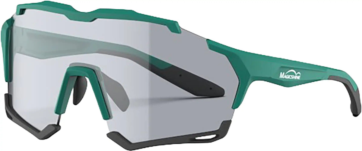 Magicshine Versatiler glasses accessory showing sleek black frame and clear lenses, designed for versatile outdoor and sports use.
