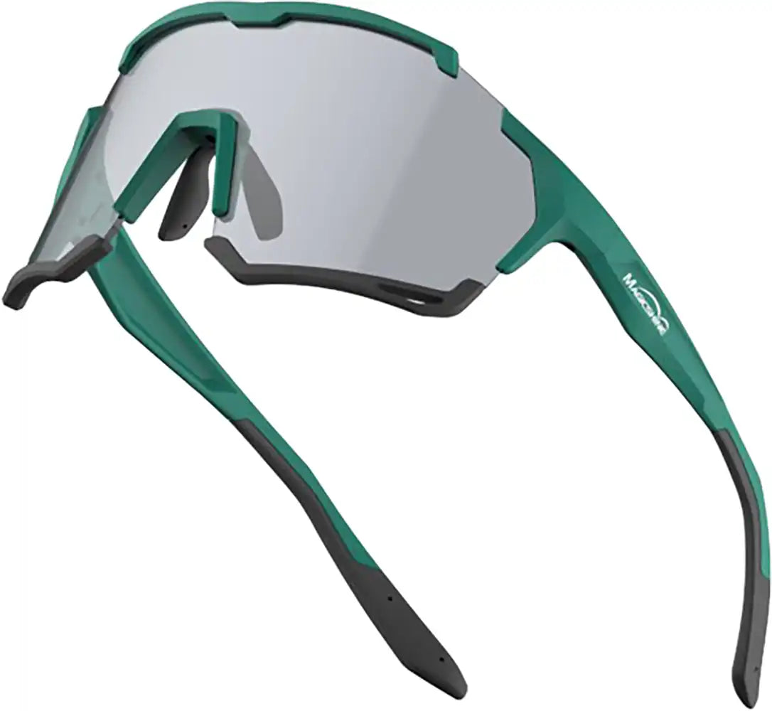 Magicshine Versatiler glasses in black, stylish accessories with adjustable frames and clear lenses for versatile outdoor use.
