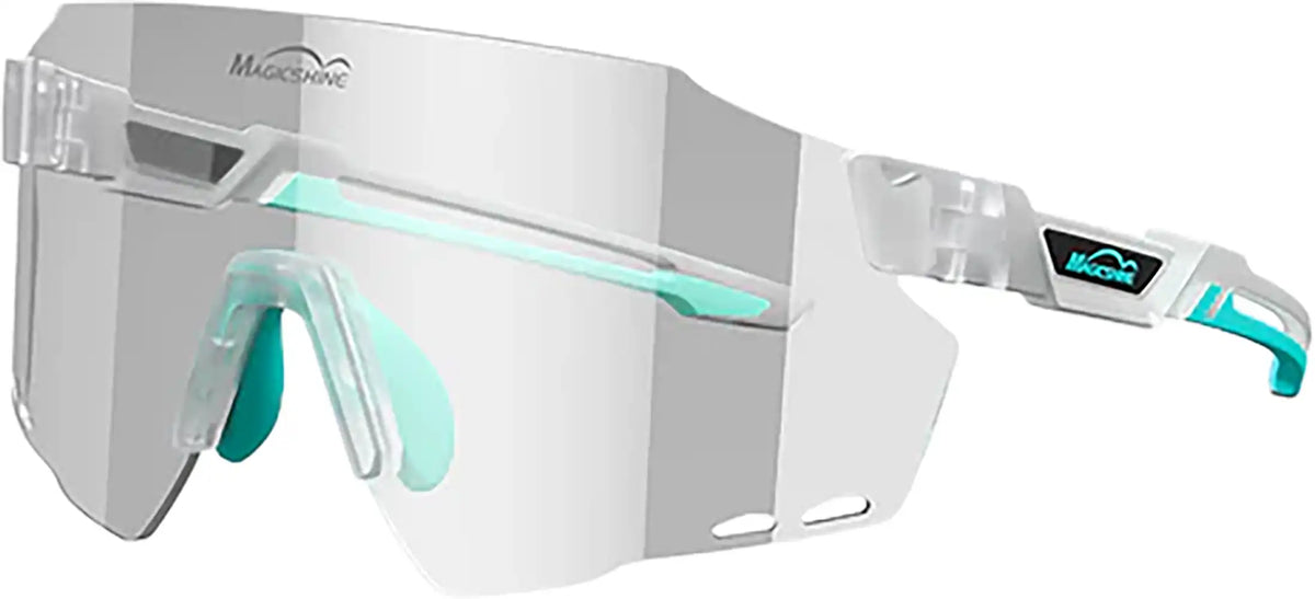Magicshine Windbreaker Glasses accessories in black with clear lenses, designed for outdoor activities and wind protection.