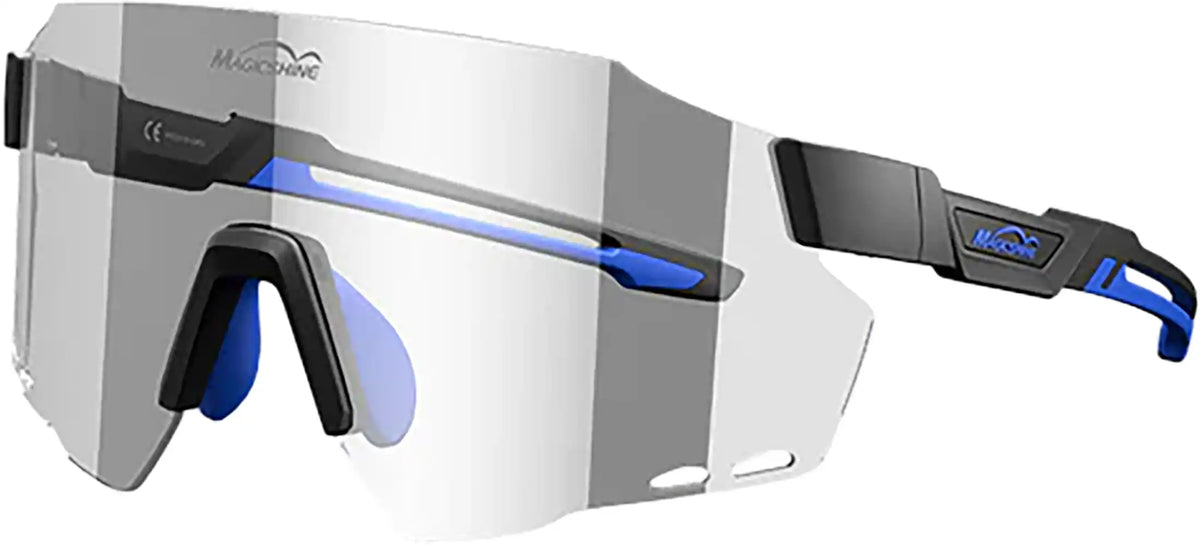 Magicshine Windbreaker Glasses accessories with clear lenses and black frame, designed for outdoor activities and wind protection.