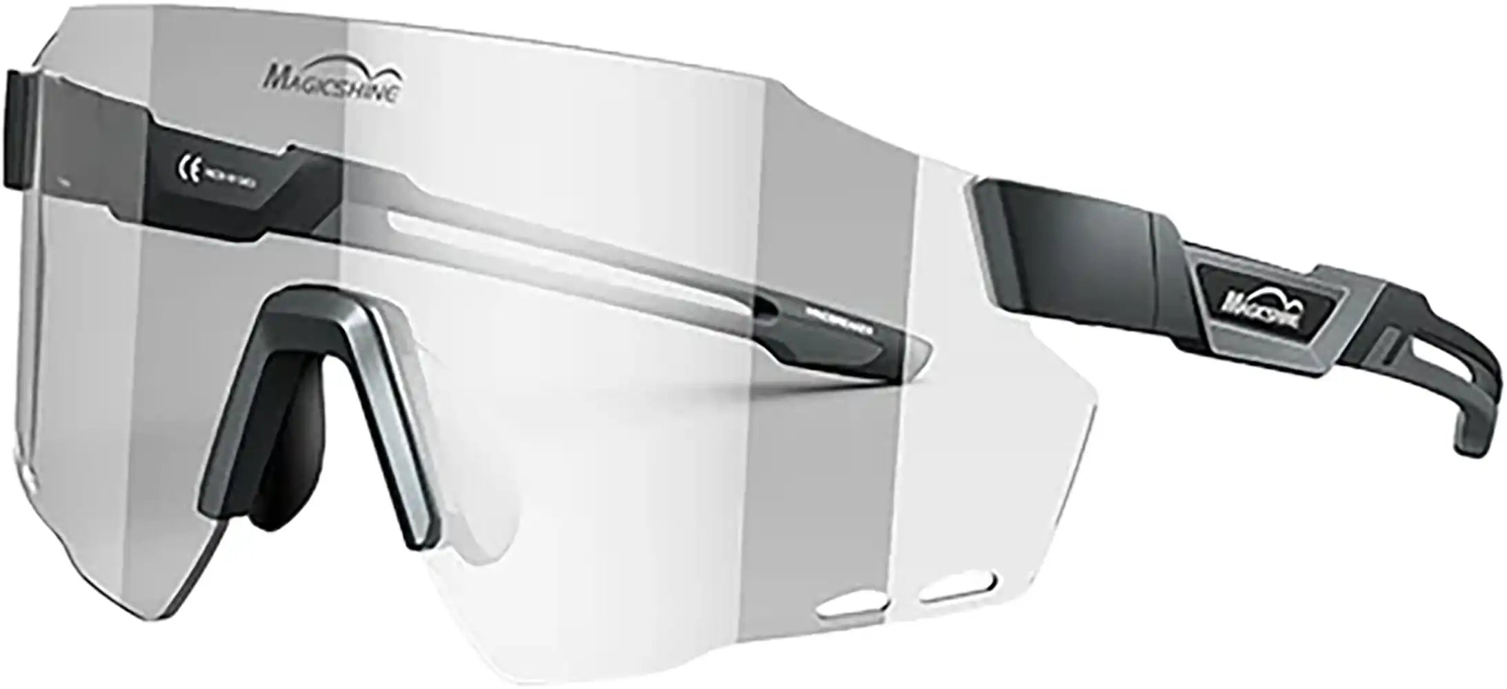 Magicshine Windbreaker Glasses accessory with lightweight frame and clear lenses, designed for outdoor activities and sports.
