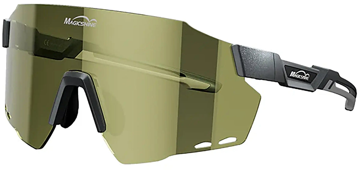 Magicshine Windbreaker Glasses accessory with clear lightweight frames and wrap-around design for outdoor activities.