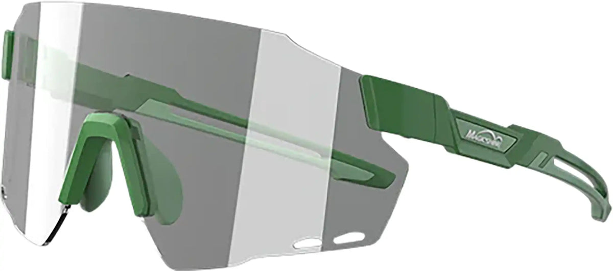 Magicshine Windbreaker Glasses, lightweight accessories with clear lenses and adjustable arms for outdoor activities.