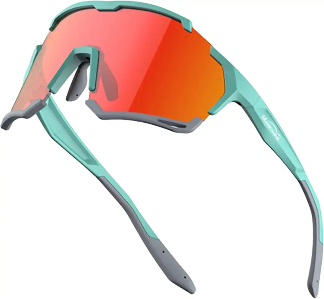 Magicshine Versatiler glasses, stylish accessory with clear lenses and adjustable frames, designed for outdoor activities and enhanced visibility.