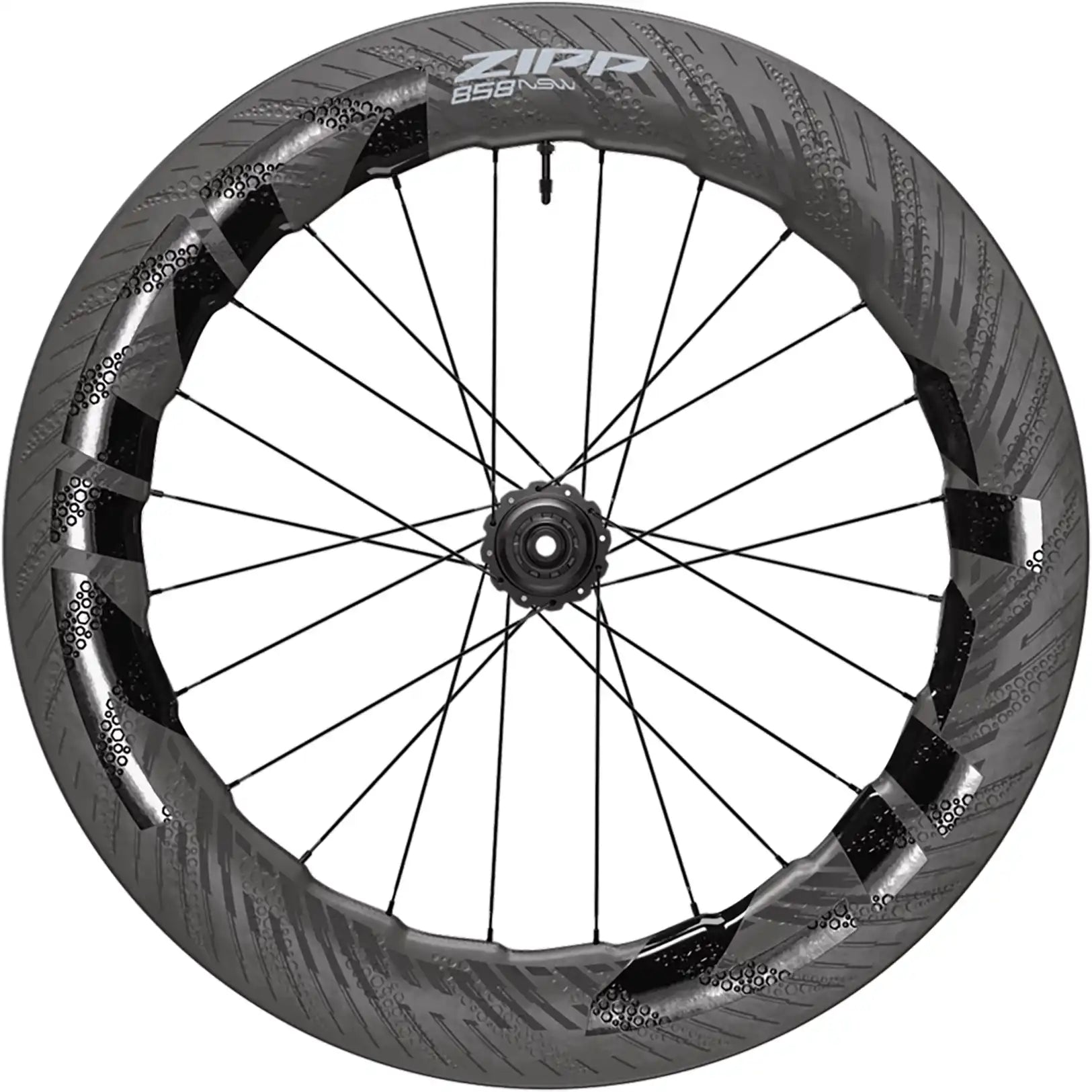 Zipp 858 NSW Tubeless Disc Road Wheel - ABC Bikes