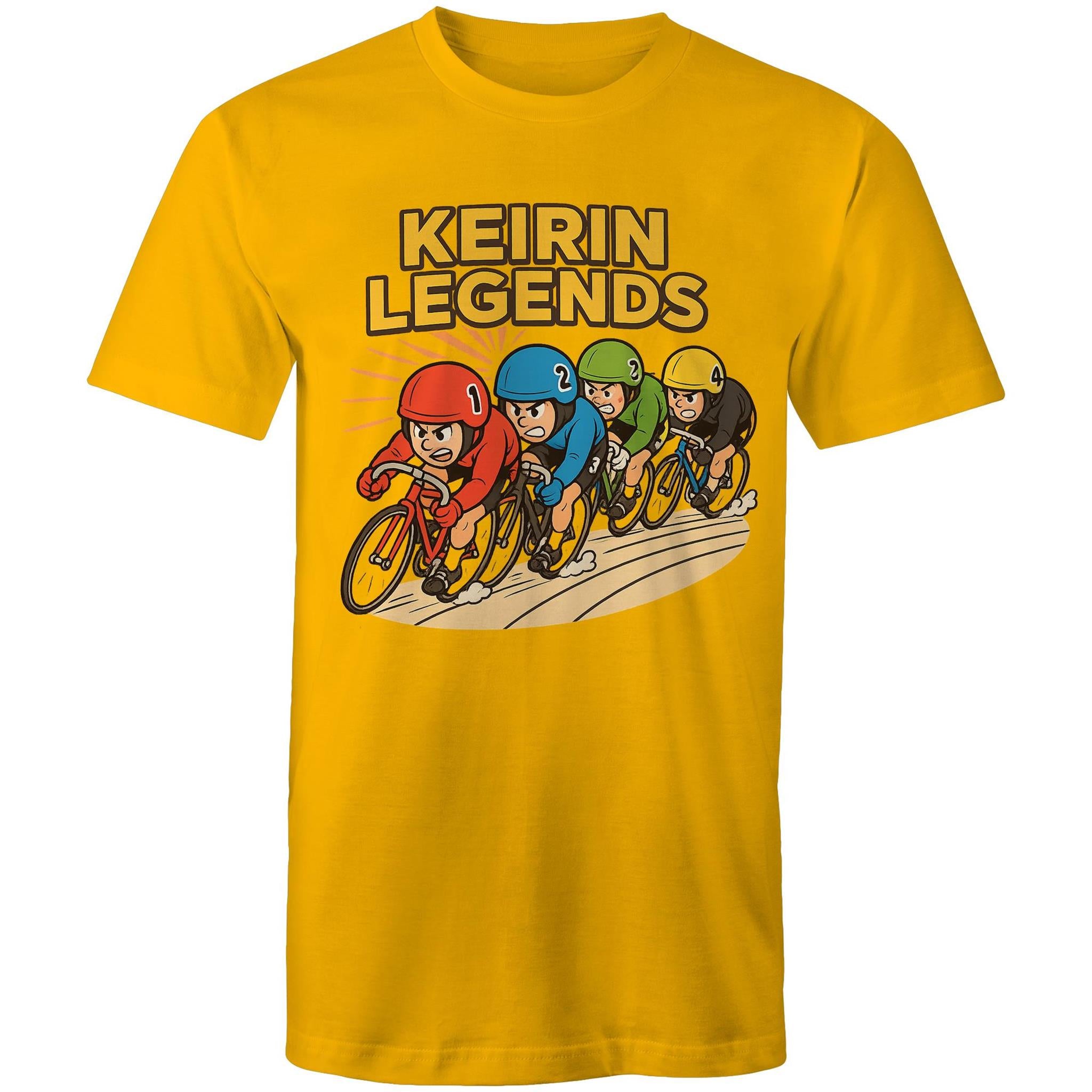 Ogo Merch Kierin Legends SS men's T-shirt featuring a graphic design on white cotton fabric.