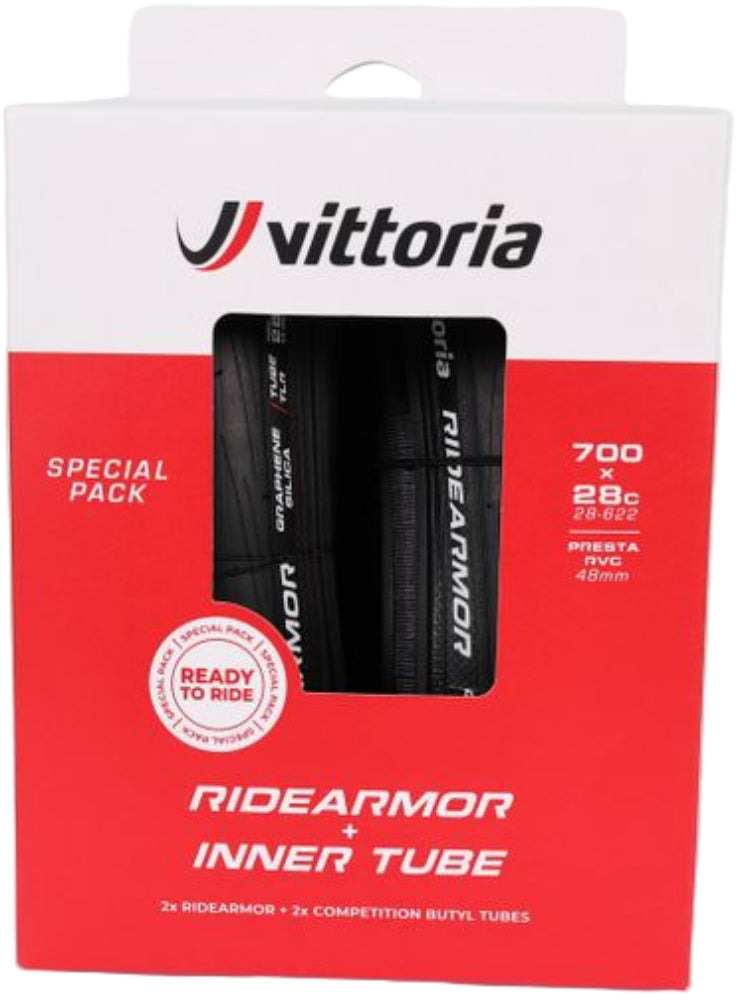 Vittoria RideArmor G2 Folding Road Tyre Twin Pack