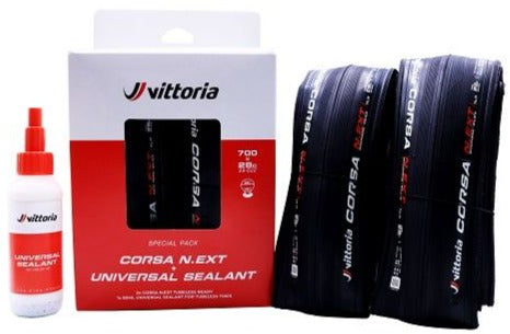 Vittoria Corsa N.EXT G2 TLR Tubeless Folding Road Tyre Twin Pack - ABC Bikes