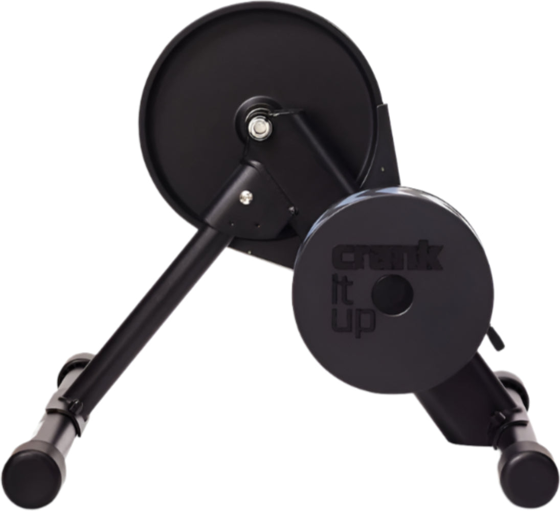 Wahoo KickR Core Zwift One smart trainer with digital display and resistance controls for indoor cycling training.