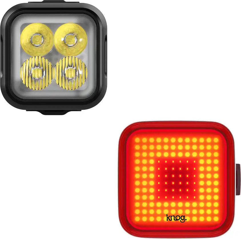 Knog Blinder 600 / Square 100 USB Lightset - ABC Bikes