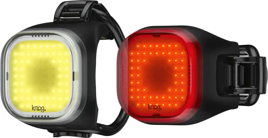 Knog Blinder Mini Square 50 / Square 30 USB Lightset - ABC Bikes