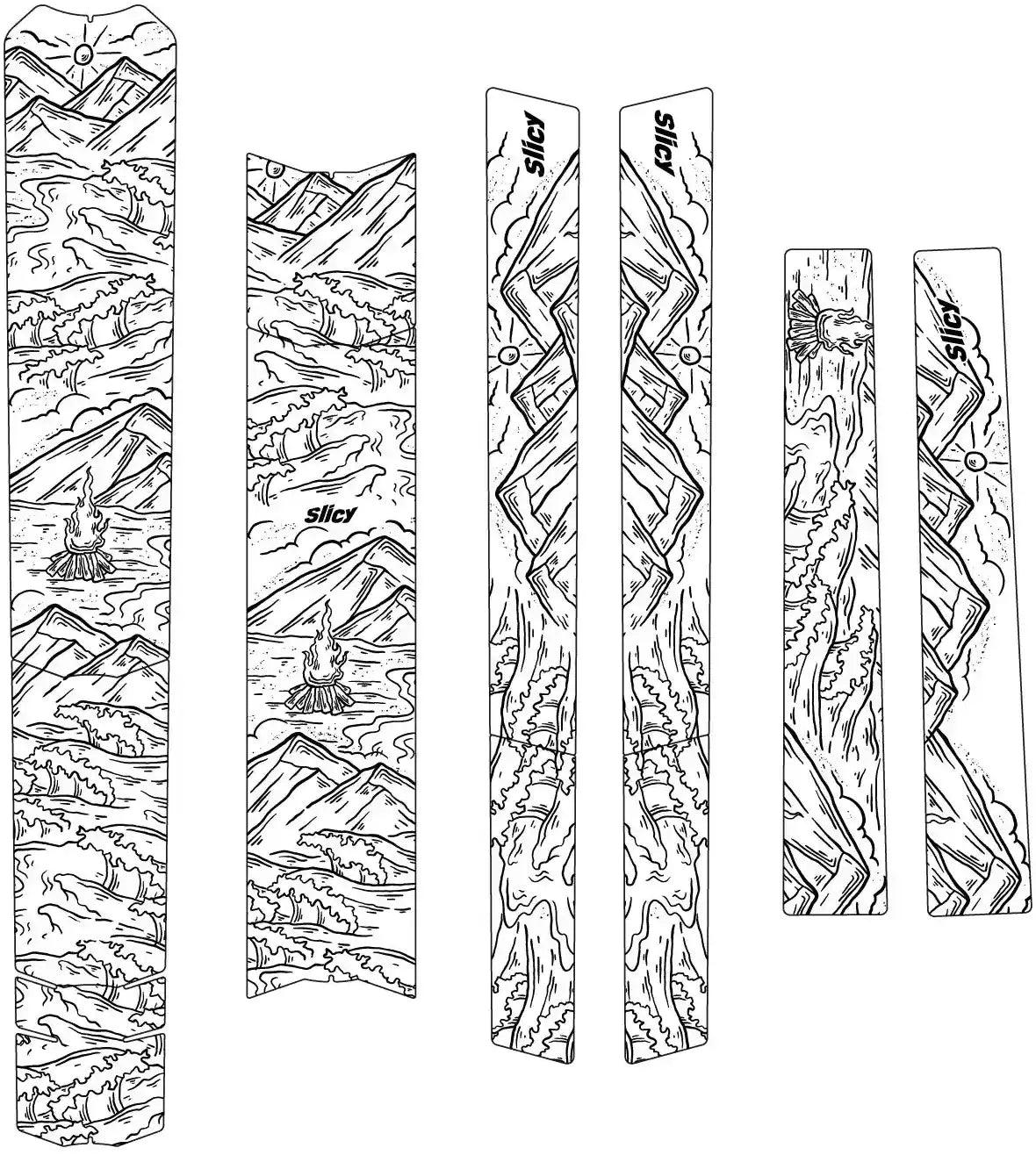 Slicy Sublimistick Matt Bike Protection - ABC Bikes