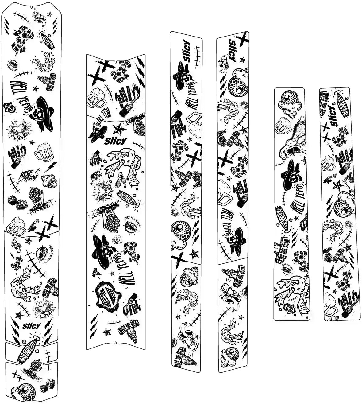 Slicy Sublimistick Matt Bike Protection - ABC Bikes