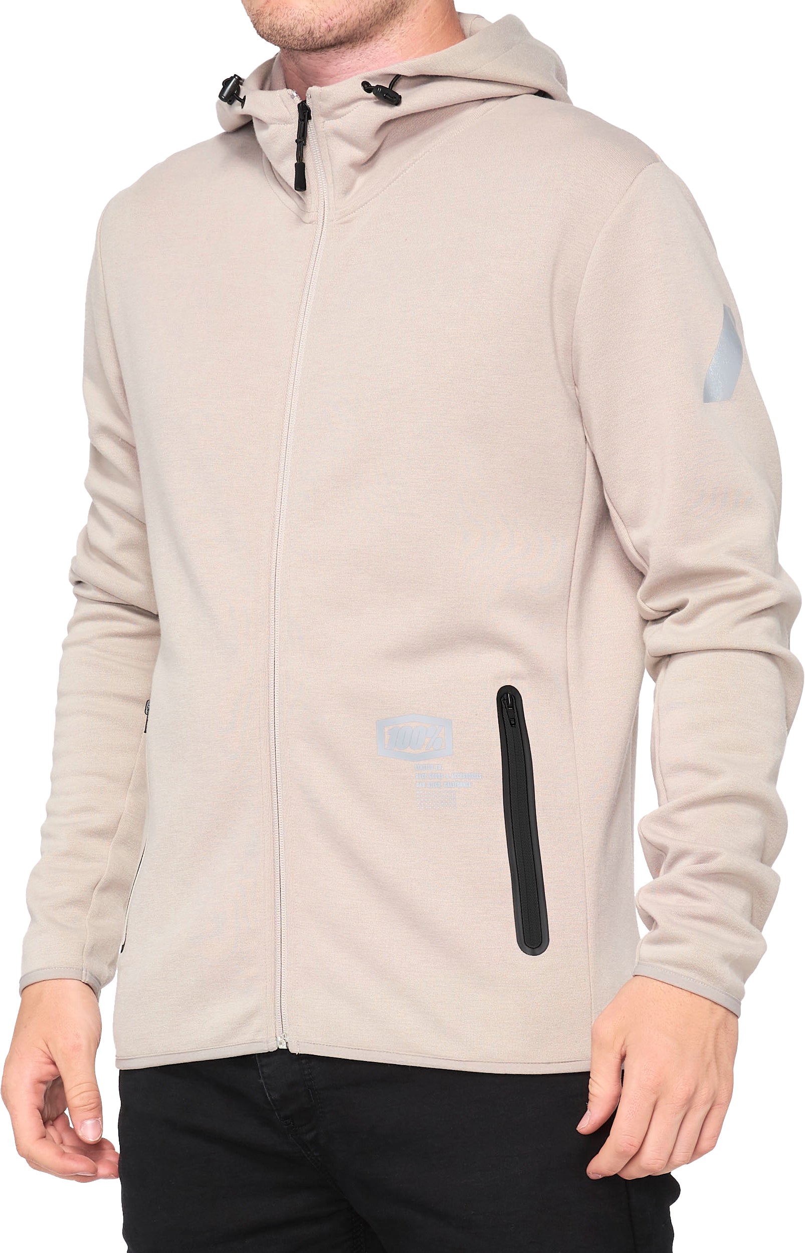 100% Viceroy Zip Tech Fleece Hoodie - ABC Bikes