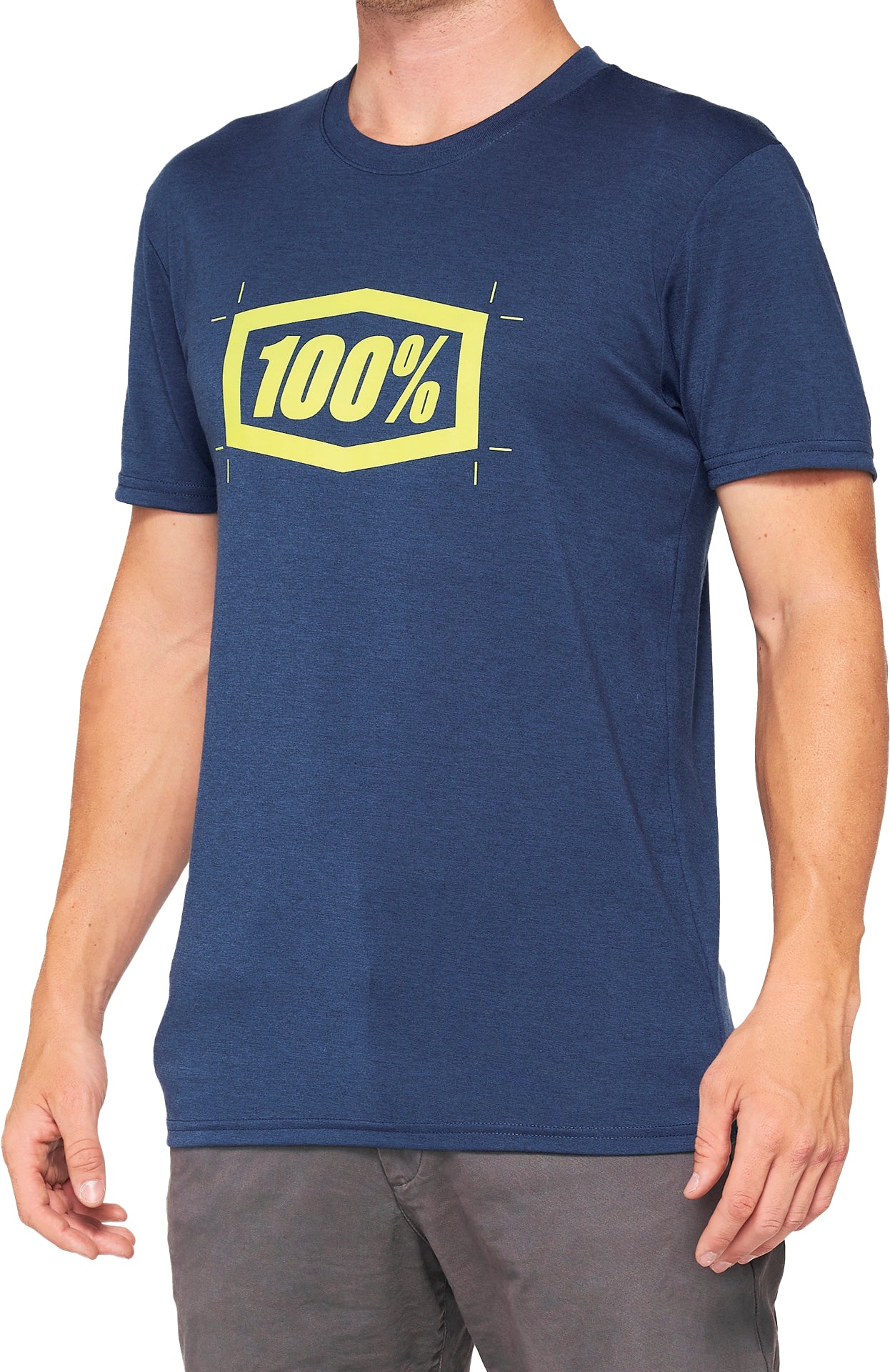 100% Cropped Tech Mens SS T-Shirt - ABC Bikes