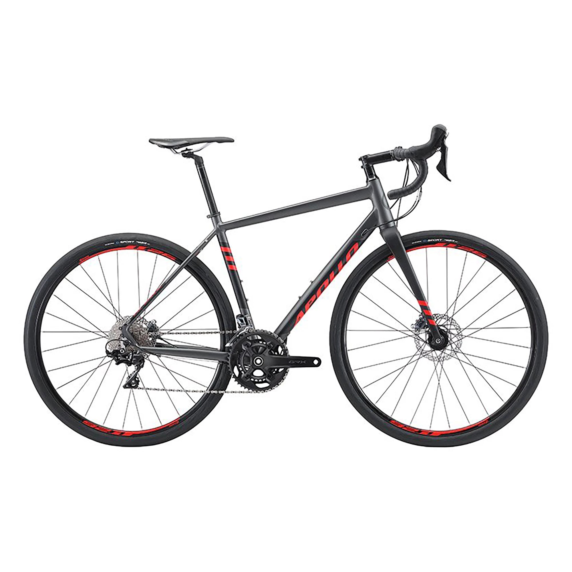 Apollo Scout 10 gravel bike from 2022, featuring a lightweight frame, knobby tires, and advanced gear components for off-road riding.