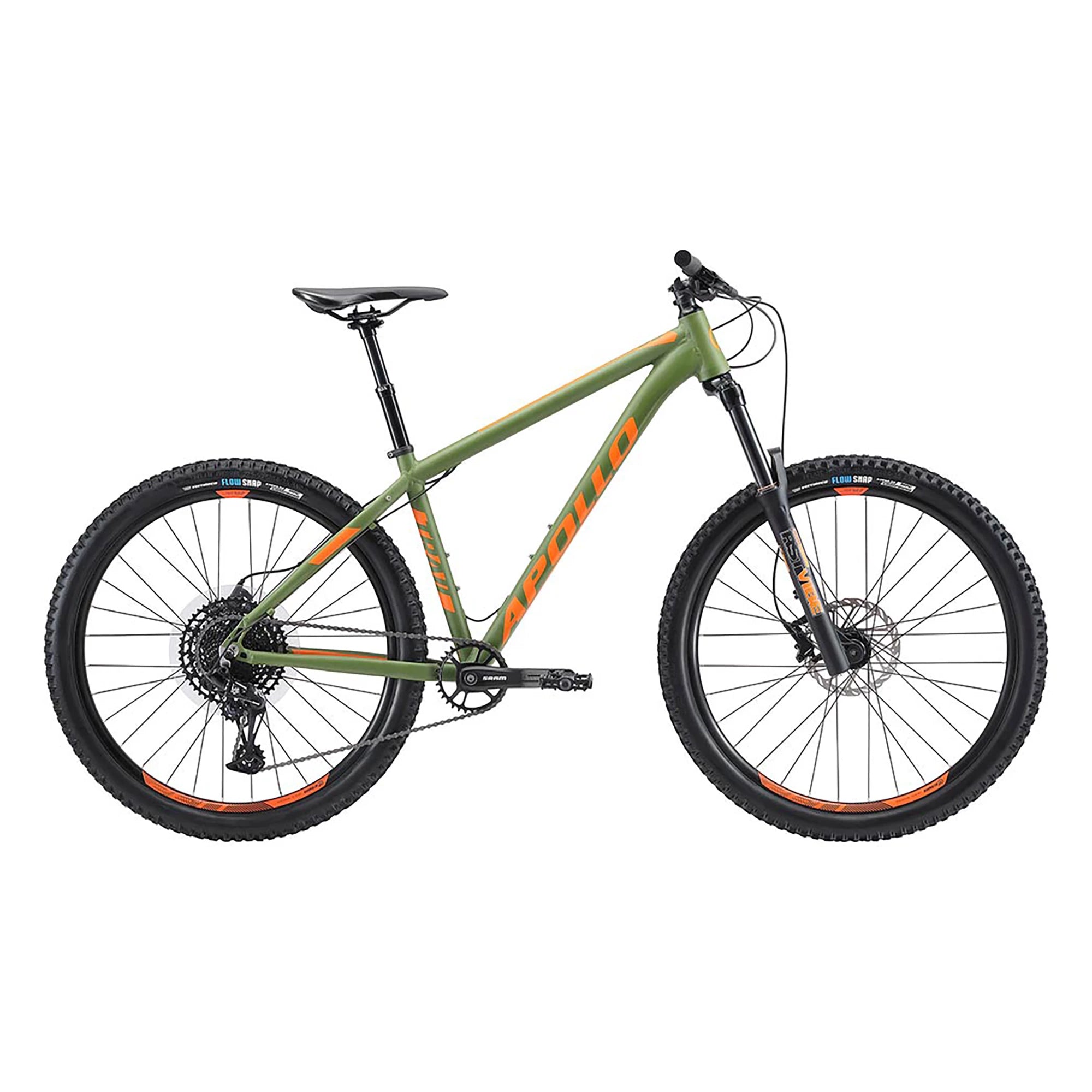 2022 Apollo Trail 30 LG / 27.5 Matt Green/Orange | ABC Bikes