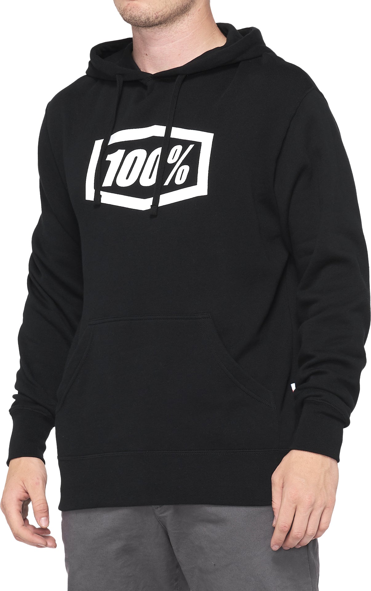 100% Icon Fleece Mens Pullover Hoodie - ABC Bikes