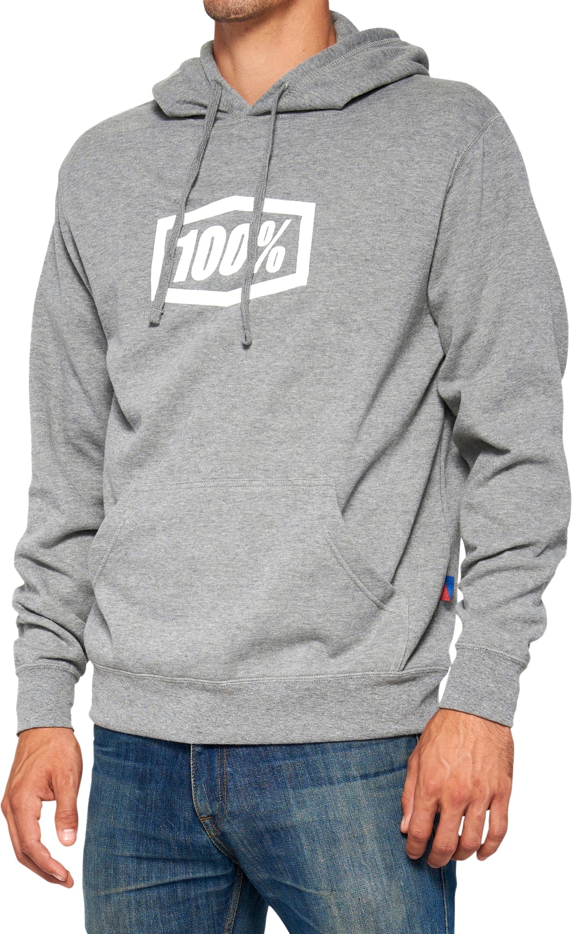 100% Icon Fleece Mens Pullover Hoodie - ABC Bikes