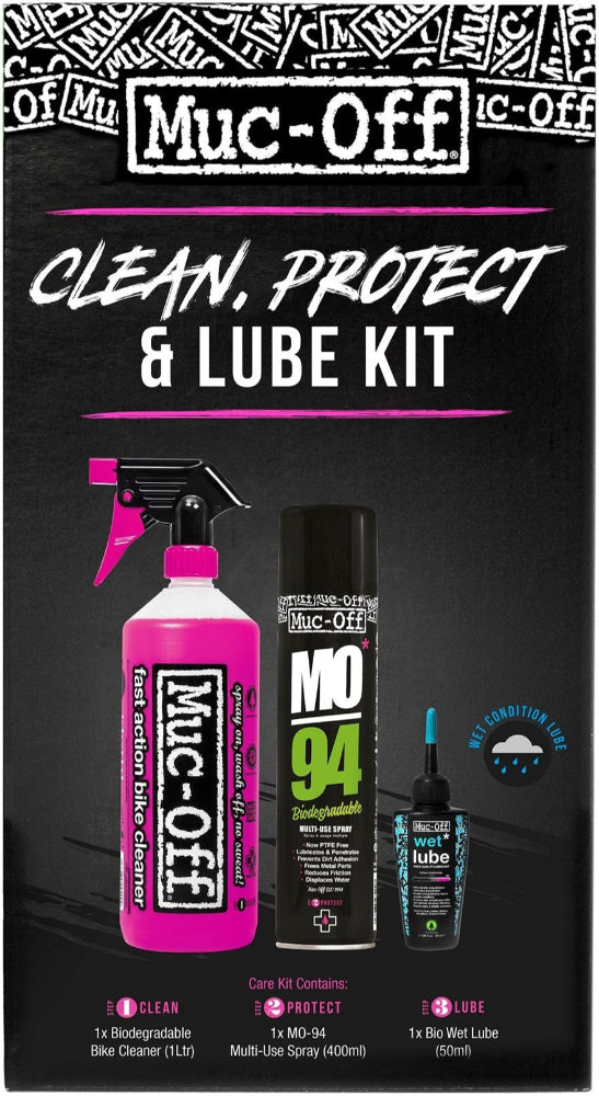 Muc-Off Clean/Protect/Lube Wet Kit | ABC Bikes