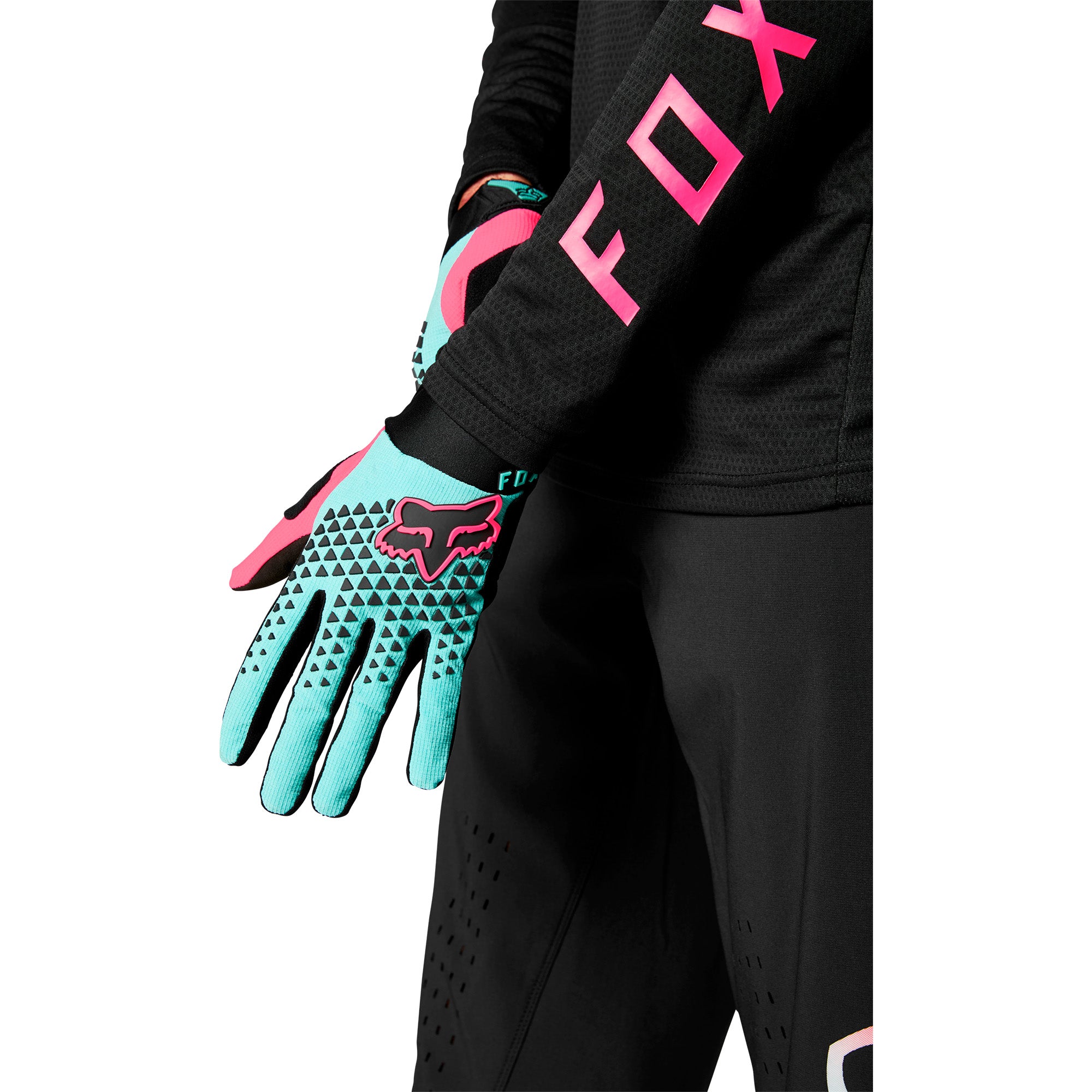 Fox Defend Park MTB Gloves SM Teal | ABC Bikes