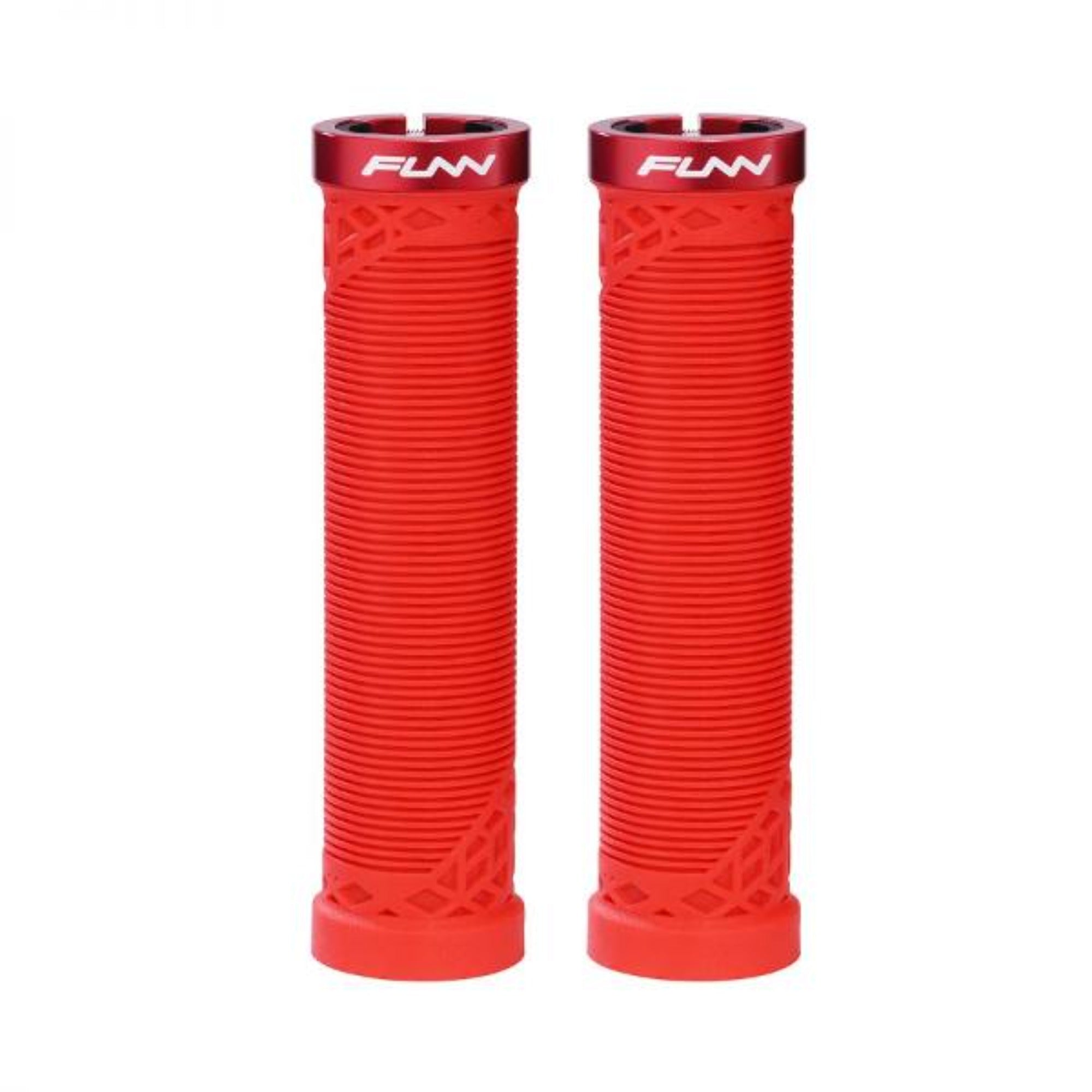 FUNN Hilt Lock-On MTB Grips Red | ABC Bikes