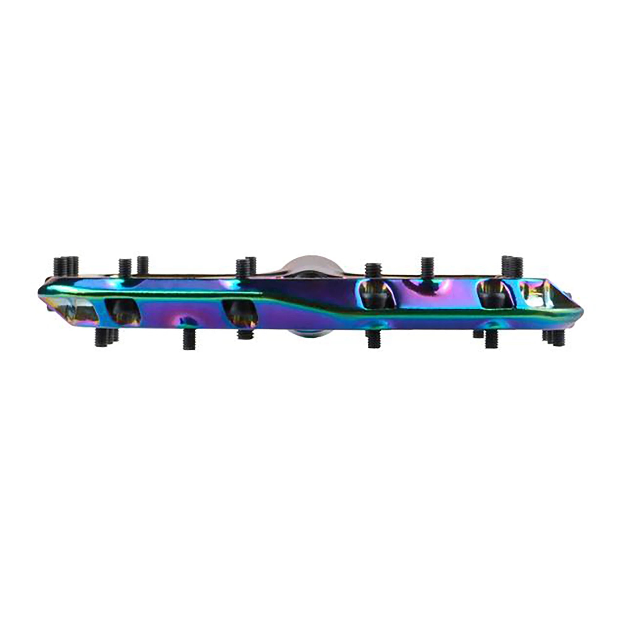 Xpedo Trident platform bicycle pedals, black metal with textured surface, designed for mountain and road cycling.