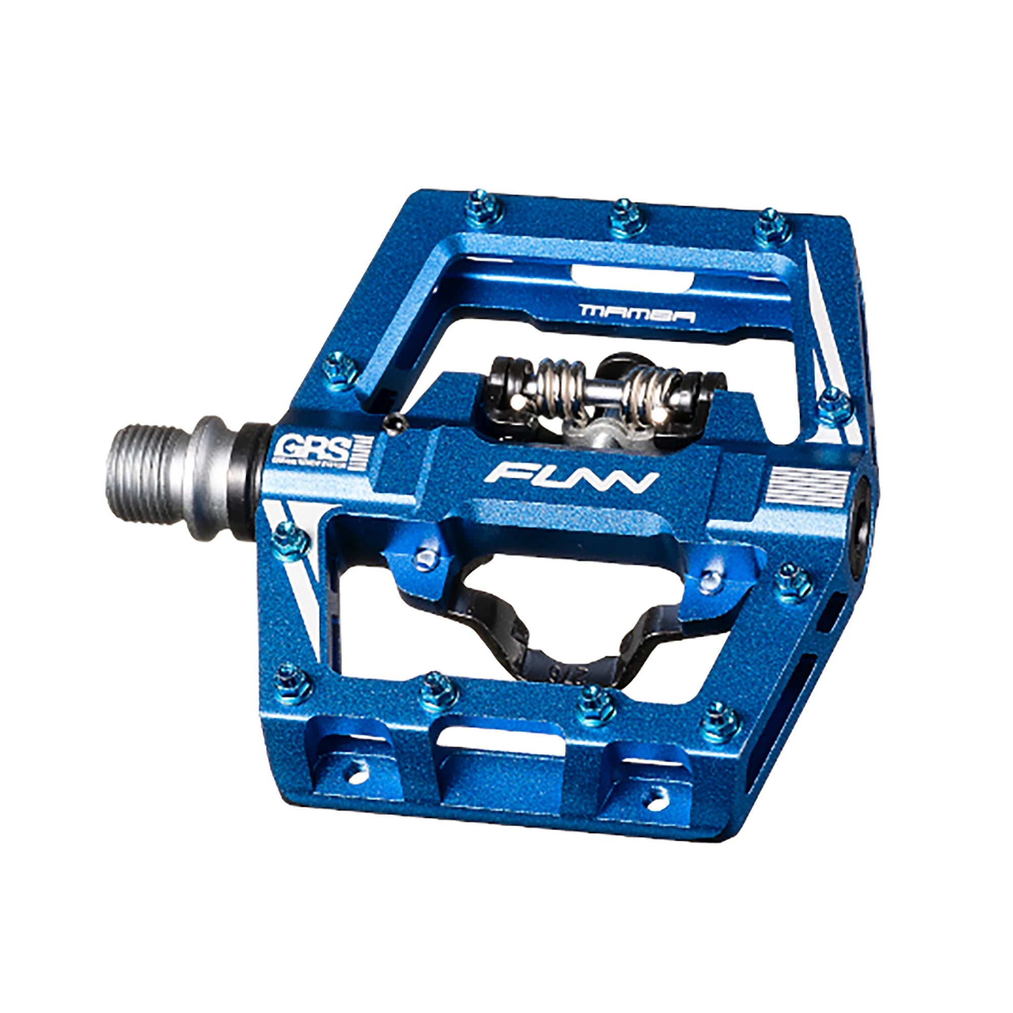 FUNN Mamba S One Side SPD MTB pedal showing black body and metal clip mechanism for mountain biking, parts by FUNN.