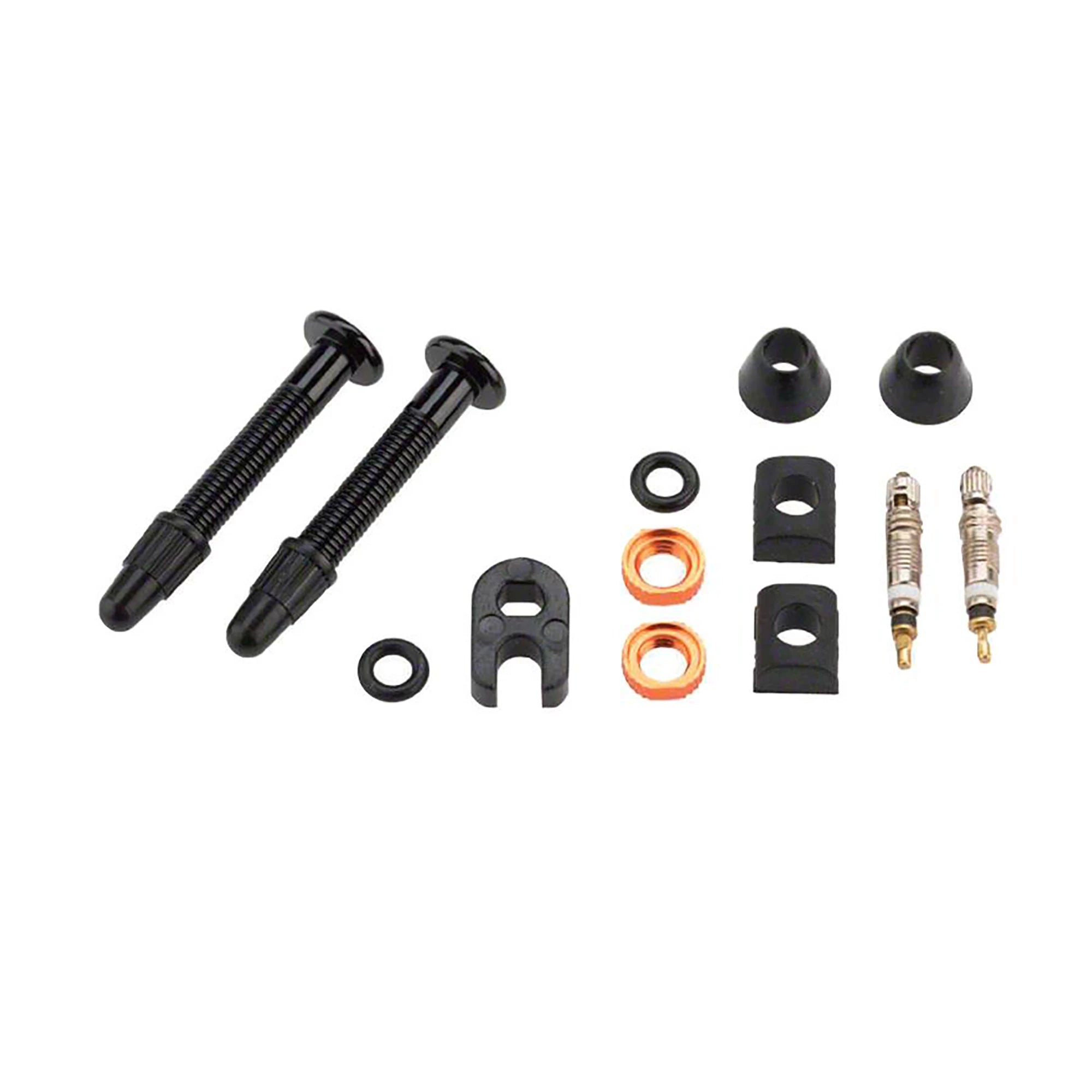 Orange Seal Versa Tubeless Valves 48mm Black | ABC Bikes