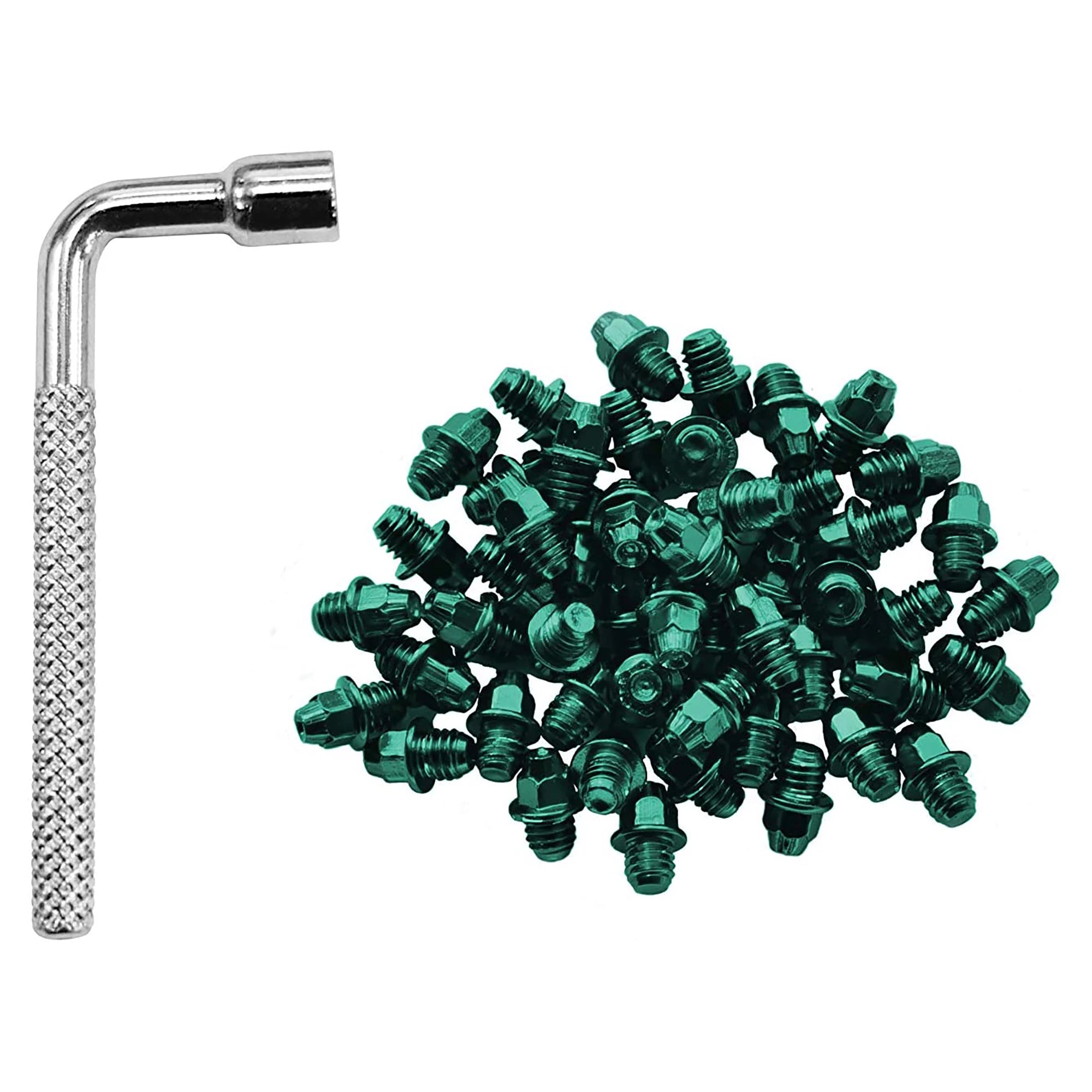 FUNN Ripper Mamba pedal pins, bike parts, showing close-up of durable metal pins for securing pedals on mountain bikes.