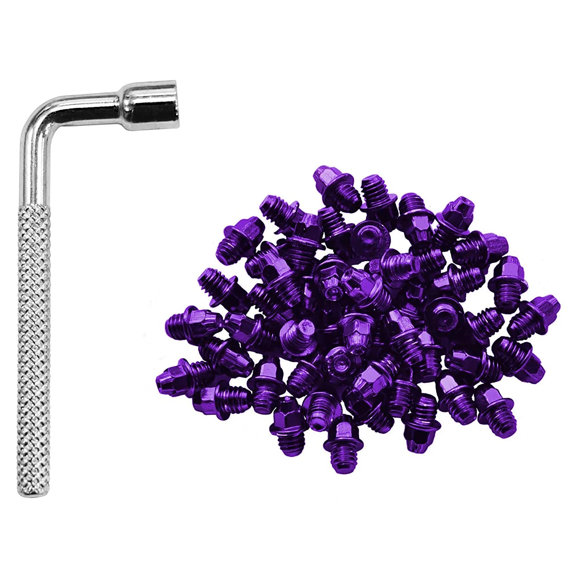 FUNN Ripper/Mamba pedal pins, bike parts, showing close-up of durable metal pins designed for pedal grip and stability.